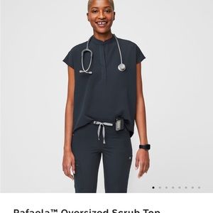 FIGS Rafaela top/Skinny Yola pant set, XXS, original navy blue